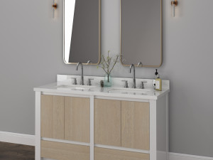 double vanity set 3D-Modell