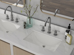 double vanity set 3D-Modell
