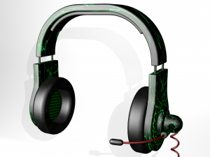 headphones Modelo 3D
