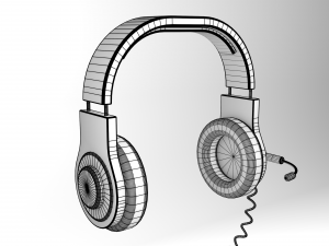 headphones Modelo 3D