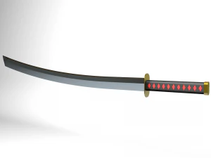katana Modèle 3D