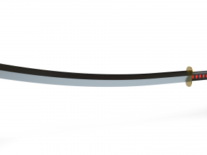 katana Modello 3D