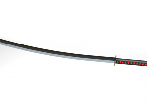 katana Modello 3D