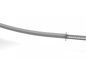 katana Modello 3D