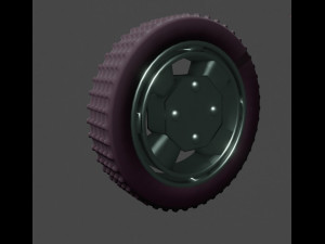 tyre and rim Modello 3D