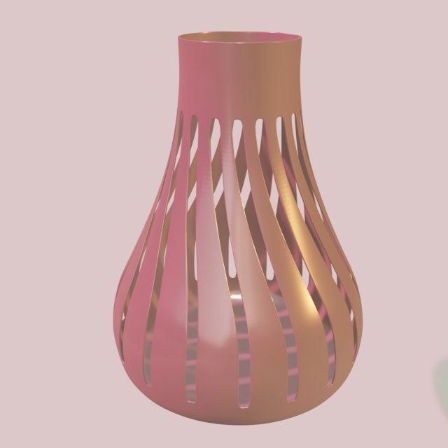 fency decorated flower vase 3d printable model Modèle 3D .c4d .max .obj .3ds .fbx .stl .blend 