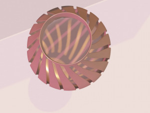 fency decorated flower vase 3d printable model Modèle 3D