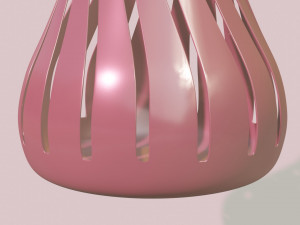 fency decorated flower vase 3d printable model Modèle 3D
