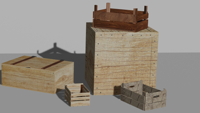 box 3D Model .c4d .max .obj .3ds .fbx .stl .blend 