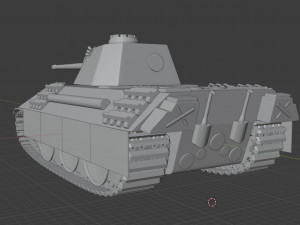 panther d Modelo 3D