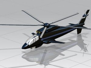 chopper helicopter 3D प्रिंट मॉडल