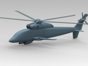 chopper helicopter 3D प्रिंट मॉडल