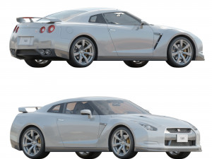 nissan gtr 2010 Model 3D