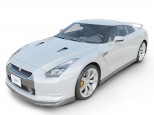 nissan gtr 2010 3D-Modell