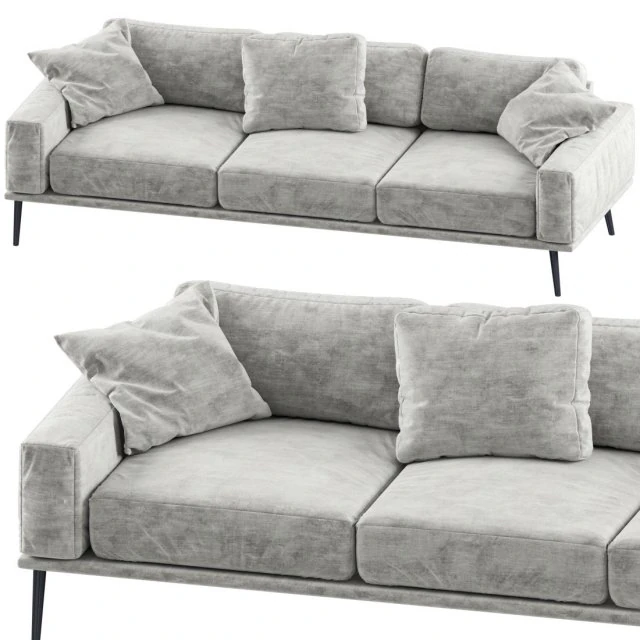 沙发迷人 3D 模型 .c4d .max .obj .3ds .fbx .stl .blend 