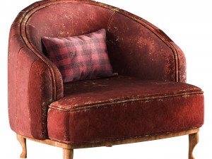 amori armchaire 3D मॉडल