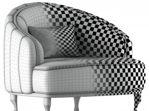amori armchaire 3D Model