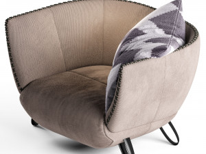 velvet armchair australia 3D Model