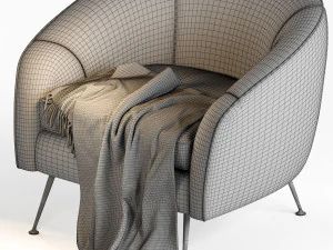 article canyon armchair 3D Model