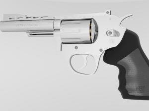 Revolver 44 magnum 3D मॉडल