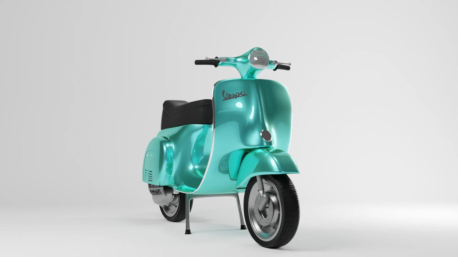 Vespa revival 50 special 3D Model .c4d .max .obj .3ds .fbx .stl .blend 