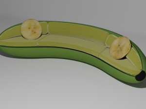 Banana Sofa 3D-Modell
