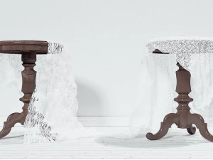 작은 테이블 3D 모델