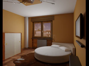 CIRCLE BED 3D Model