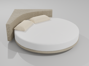 CIRCLE BED 3D Models