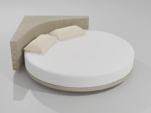CIRKEL BED 3D Model