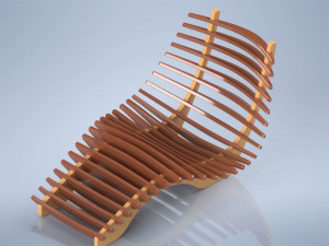 ribs chair 3D Print Model