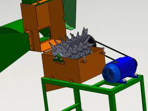 feed cutter 3D Model