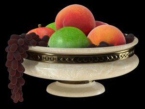 bowl of fruit 3Dモデル