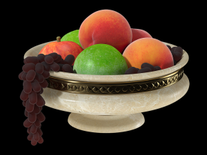 bowl of fruit Modelo 3D