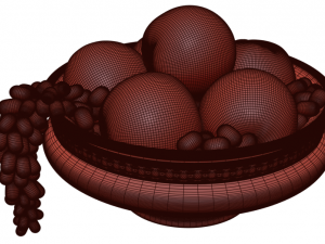 bowl of fruit Modelo 3D
