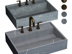 ibasins hydra by inalco 60x43 3D Model