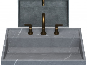 ibasins hydra by inalco 60x43 Modèle 3D