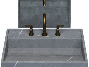 ibasins hydra by inalco 60x43 3D Model