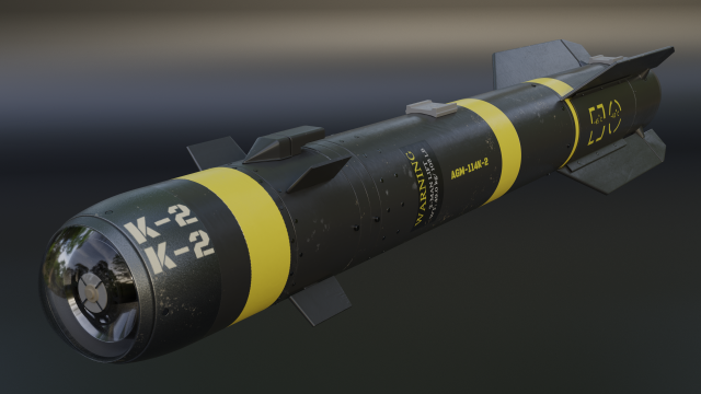 agm-114 hellfire 3D-Modell .c4d .max .obj .3ds .fbx .stl .blend 