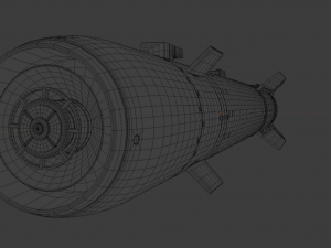 agm-114 hellfire 3D-Modell