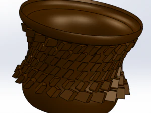 vaso di fiori Modello di stampa 3D