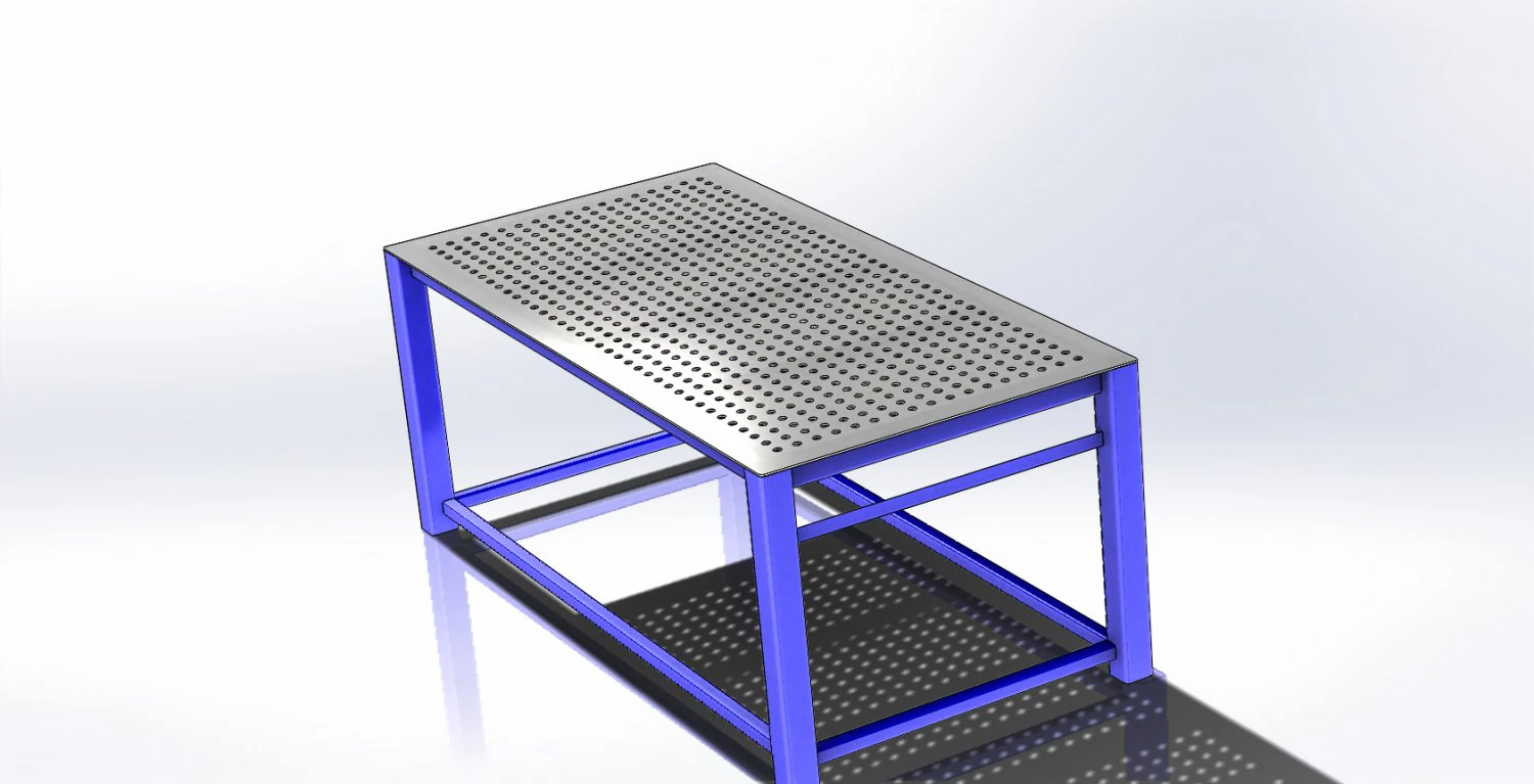 зварювання столу 3D Модель .c4d .max .obj .3ds .fbx .stl .blend 