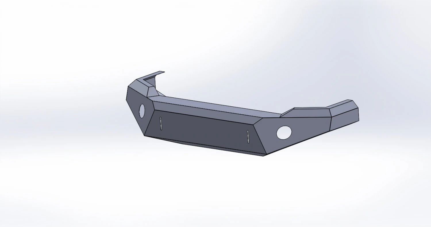front bumper 3D Model .c4d .max .obj .3ds .fbx .stl .blend 