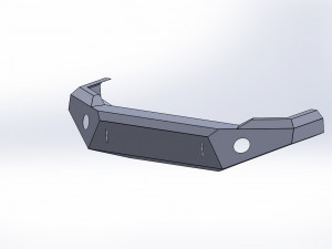 front bumper 3D Model