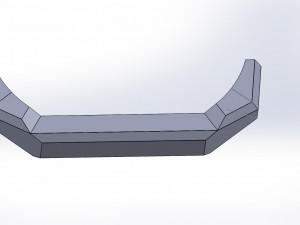 front bumper Modelo 3D