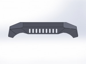 front bumper Modelo 3D
