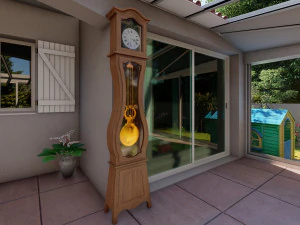 as safras do rel&oacute;gio Modelo 3D