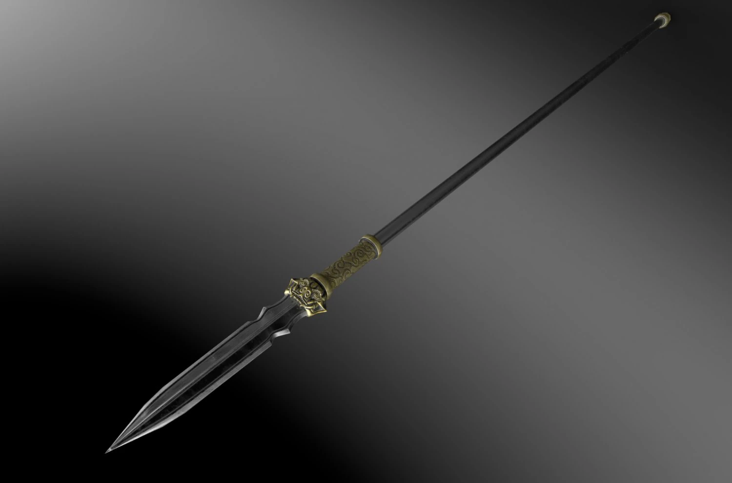 pike 3D Model .c4d .max .obj .3ds .fbx .stl .blend 
