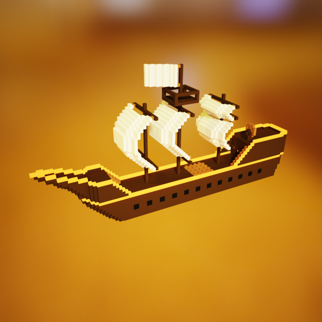 ship Model 3D .c4d .max .obj .3ds .fbx .stl .blend 