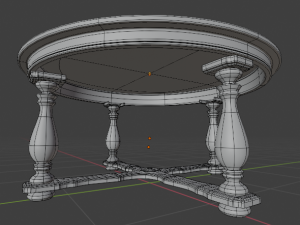table Modelo 3D